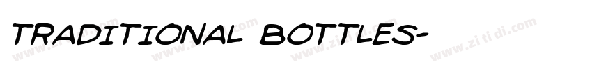 Traditional Bottles字体转换 Traditional Bottles字体转换